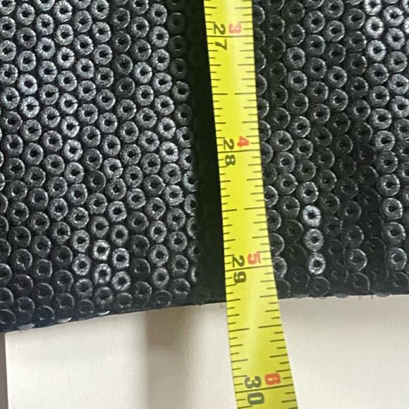 HALSTON HERITAGE NWT Strapless All Over Sequin Dress Bow Detail Matte Black Sz 2 - Picture 8 of 10